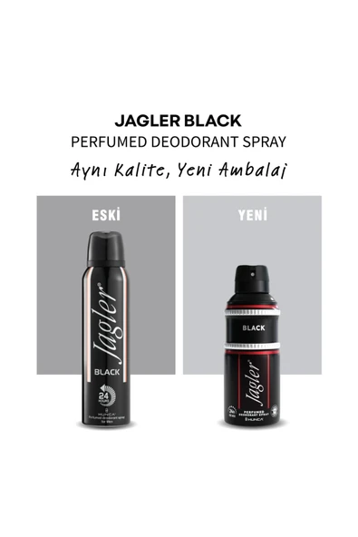 Jagler Black Erkek Deodorant 150 ml - Resim 5