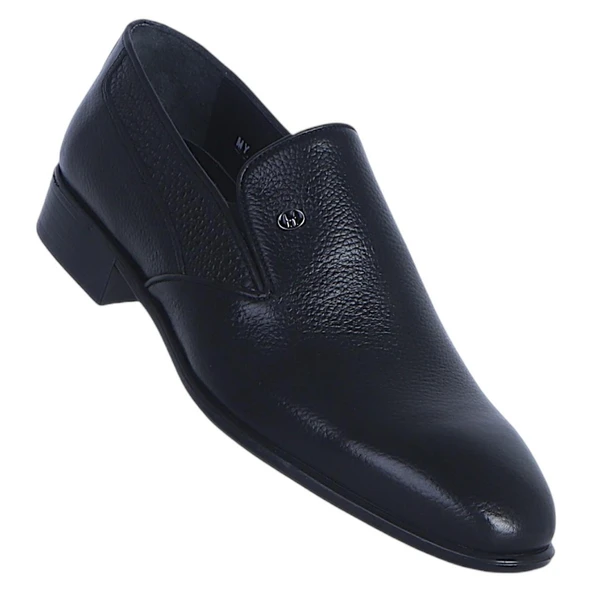 Censay 551 Siyah Zigana Neolit %100 Deri Erkek Klasik Ayakkabı ürün görseli 1