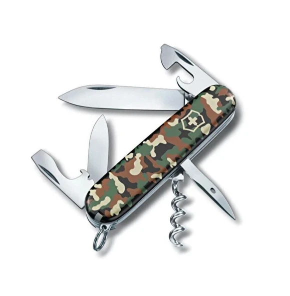 Victorinox Spartan 1.3603.94 Yeşil Kamuflaj Fonksiyonlu Çok Amaçlı Çakı ürün görseli 1