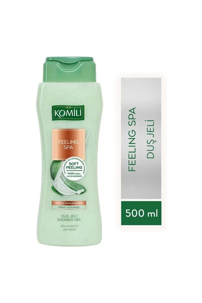 Komili Feeling Spa Adaçayı Duş Jeli - Yoğun Nemlendirme - Vegan - 500 ML ürün görseli 1