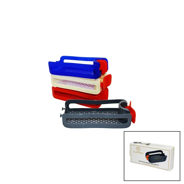 MUTFAK VE BANYO RAF SEPETİ SİLİKON TUTACAKLI 21-30MM GO53/02052 ürün görseli 1