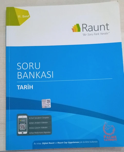 RAUNT 11.SINIF TARİH SORU BANKASI ( 132 SAYFA) ürün görseli 1