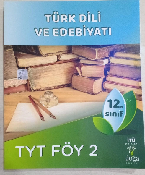 12. SINIF TÜRK DİLİ VE EDEBİYATI TYT FÖY2 (36 FÖY - 288 SAYFA) ürün görseli 1