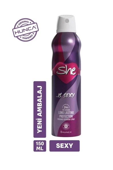 She Sexy Kadın Deodorant 150 ml ürün görseli 1