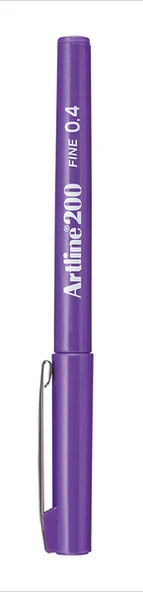 Artline Ek-200 Fineliner İnce Uçlu Keçeli Kalem 0.4 Mm Mor (12 Li Kutu) ürün görseli 1