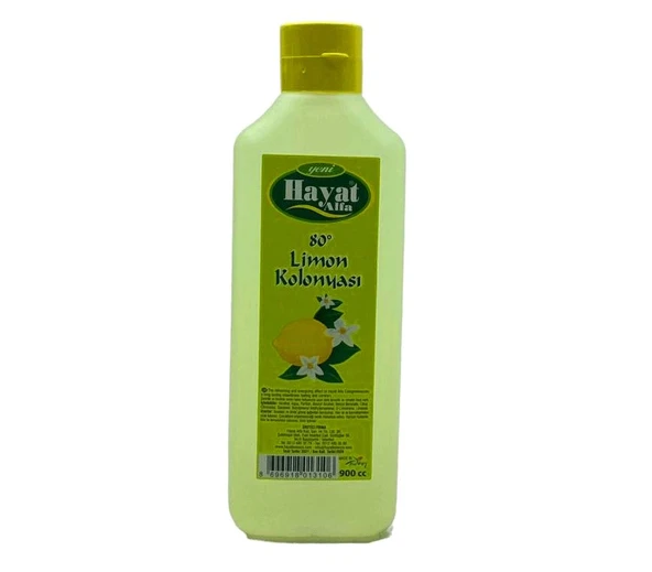 HAYAT 900ML LİMON KOLONYA BİDON GO53/02214 ürün görseli 1