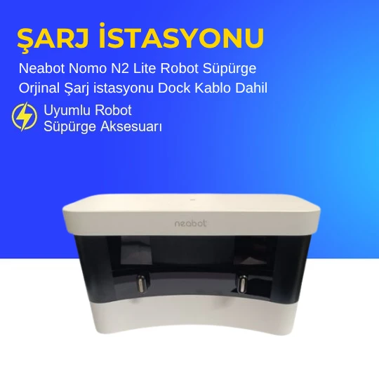 Neabot Nomo N2 Lite Robot Süpürge Orjinal Şarj istasyonu Dock Kablo Dahil ürün görseli 1