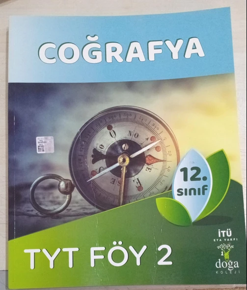 TYT COĞRAFYA 12.SINIF KONU ANLATIMLI VE SORU BANKASI (2.KİTAP) (30 FÖY)  240 SAYFA ürün görseli 1