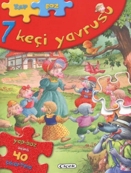 7 Keçi Yavrusu Yap-Boz Çıkartmalı Masallar 1 ürün görseli 1
