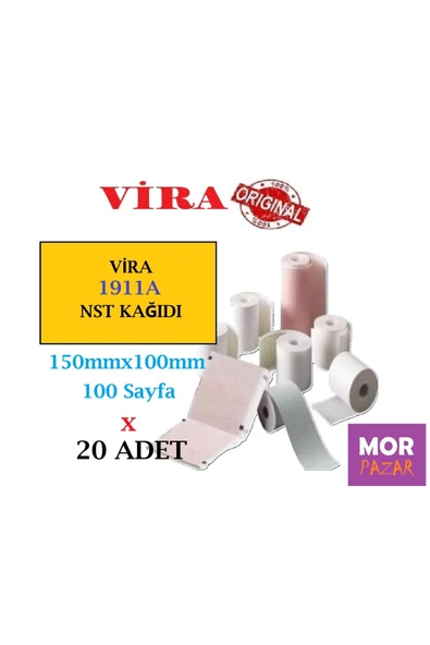 1911A NST KAGIDI 150 mm x 100 mm Z Katlama 100 Sayfa x 20 Adet ürün görseli 1