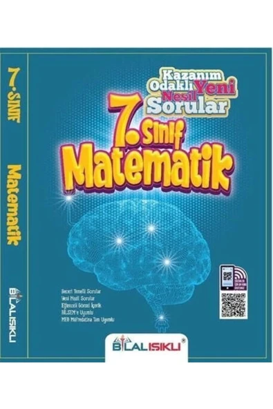 7. Sınıf Matematik Kazanım Odaklı Yeni Nesil Sorular / Bilal Işıklı Yayınları ürün görseli 1