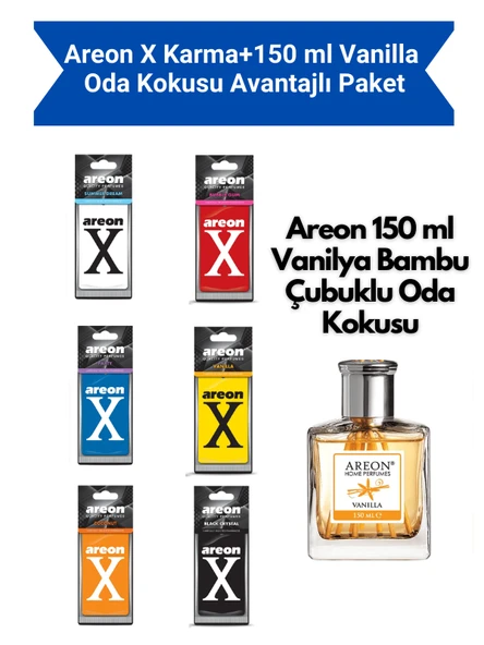 Areon X Karma+150 ml Vanilla Oda Kokusu Avantajlı Paket ürün görseli 1
