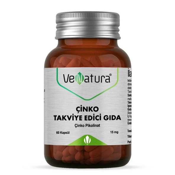 Venatura Çinko Pikolinat 15 mg 60 Kapsül ürün görseli 1