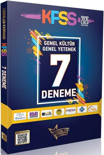 Liderler Karması 2026 KPSS Genel Kültür Genel Yetenek 7 Deneme ürün görseli 1