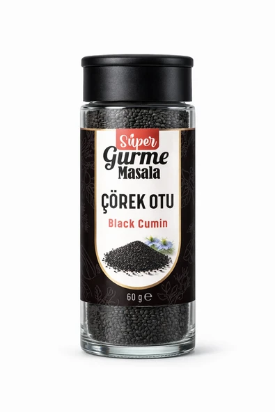Çörekotu 60 g – Doğal Çörek Otu Tohumu Cam Şişe ürün görseli 1