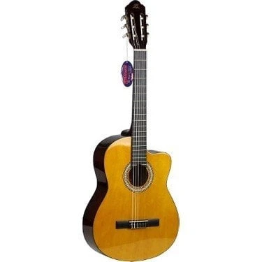 Barcelona LC 3900 CYW Naturel  Cutaway Klasik Gitar ürün görseli 1