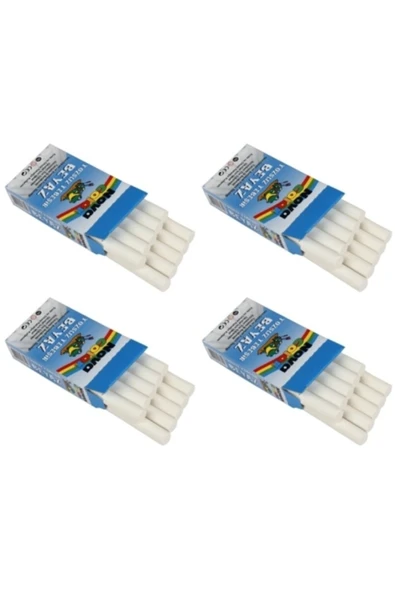 Nova 10'lu Tozsuz Beyaz Tebeşir - 4 Paket ürün görseli 1