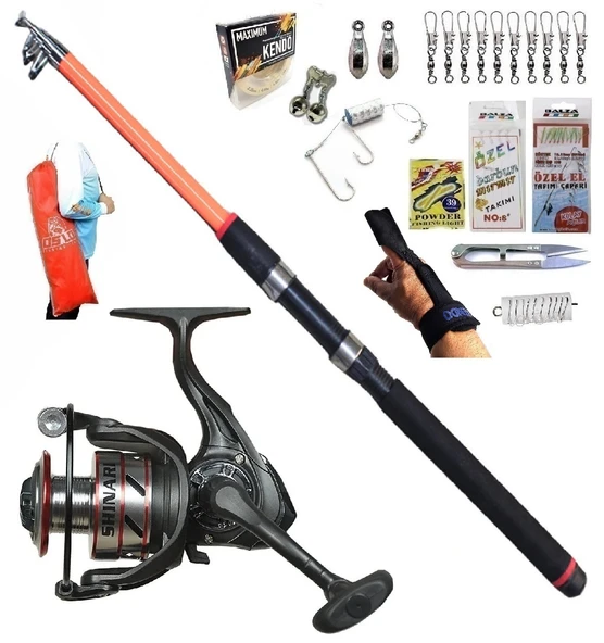 Oslo Shinari 4000 210cm 50-150gr Piranha Dolphin Kıyı Spin Olta Takımı Seti ürün görseli 1