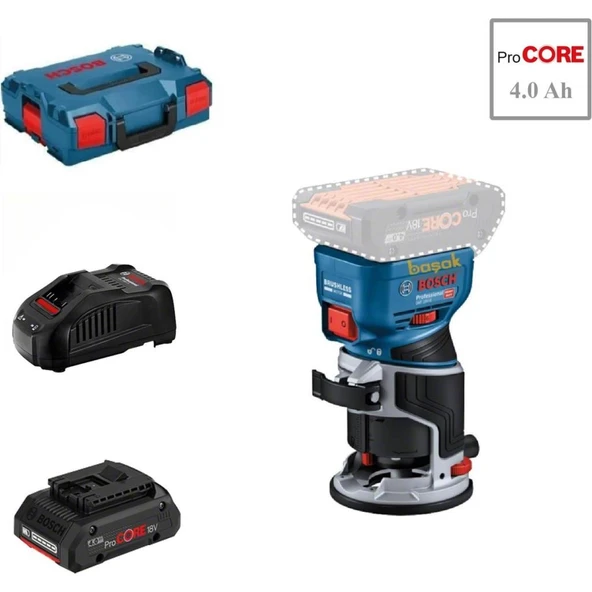 Bosch Professioanl GKF 18V-8  4Ah Procore Tek Akülü Avuç Içi Dik Freze ürün görseli 1