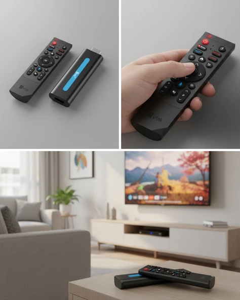 Android TV Stick Kablosuz Yayın Akıllı Eğlence Çözümü ürün görseli 1