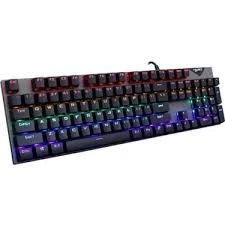 JEDEL-GAMİNG KL-138 Blue Switch Mekanik Rgb Efekli Işıklı Oyuncu Klavye Q Tr ürün görseli 1
