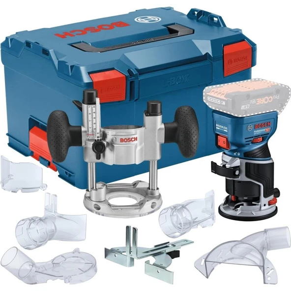 Bosch Professional GKF 18V-8 + Te 600 Akülü Dik Freze L-Boxx (Solo) 06016C2003 ürün görseli 1