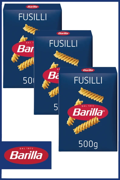 Barilla Fusilli Burgu Makarna 500 gr x 3 Adet ürün görseli 1