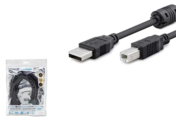 Hadron USB-A - USB-B 5mt USB Yazıcı Kablosu ürün görseli 1