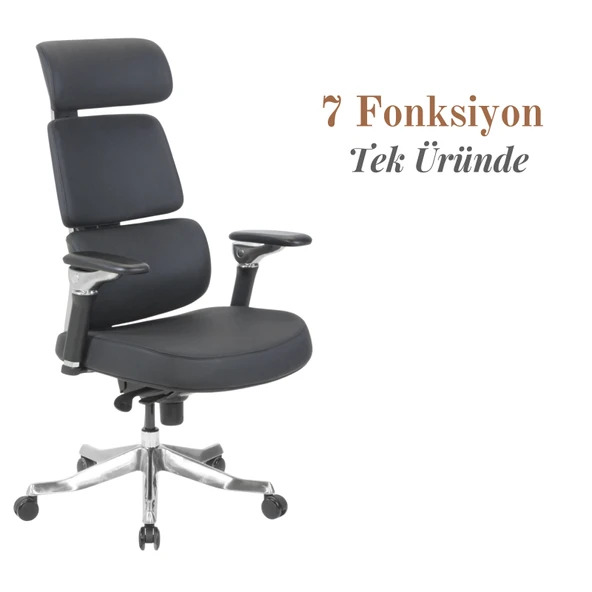 Casella Zopo Döşemeli Yönetici Koltuğu | Ofi̇s Koltuğu | Ergonomik, Şık ve Fonksiyonel ürün görseli 1