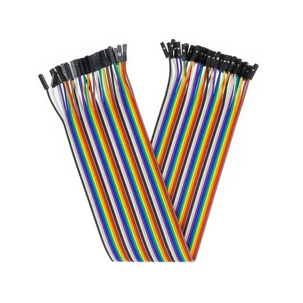 20cm 40 Pin Ayrılabilen Dişi Dişi Jumper Dupont Kablo ürün görseli 1
