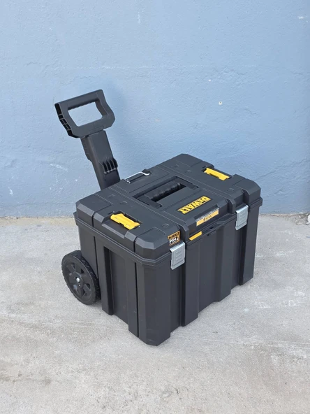 Dewalt TSTAK Ağır Hizmet Tipi Tekerlekli Derin Takım Çantası DW012 (Çıtır Darbeli) ürün görseli 1