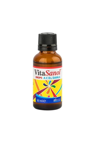 Vitasanol Vitamin Drops Acd 30 ml Damla - Resim 2