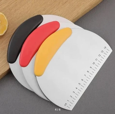 Paslanmaz Çelik Hamur Kesme ve Şekillendirme Spatulası ürün görseli 1