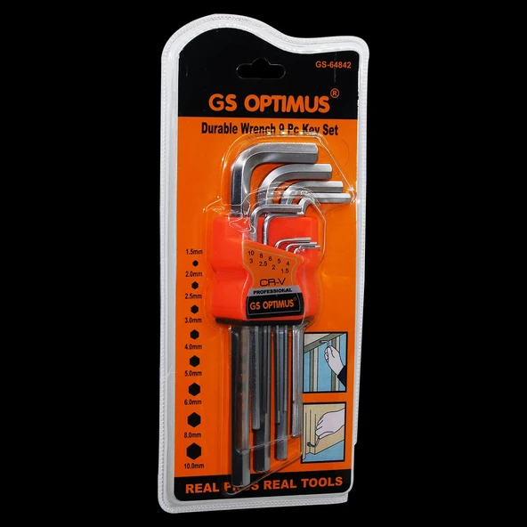 9 PARÇA  KROM UZUN - DÜZ ALYAN 180MM GO53/03146 ürün görseli 1