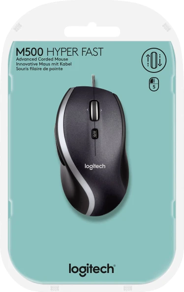 M500S 7 Özel Düğmeli Gelişmiş Kablolu Mouse - Resim 2