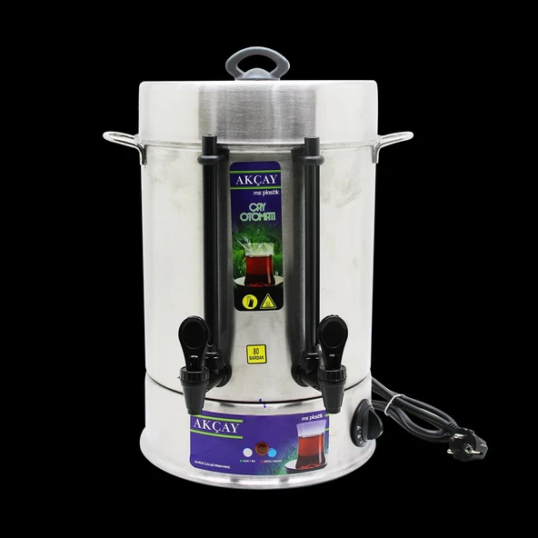 ÇAY OTOMATI 80 BARDAK SEMAVER ELEKTRİKLİ ÇAY MAKİNESİ ( MARKA DEĞİŞKENLİK GÖSTEREBİLİR )  GO53/03073 ürün görseli 1