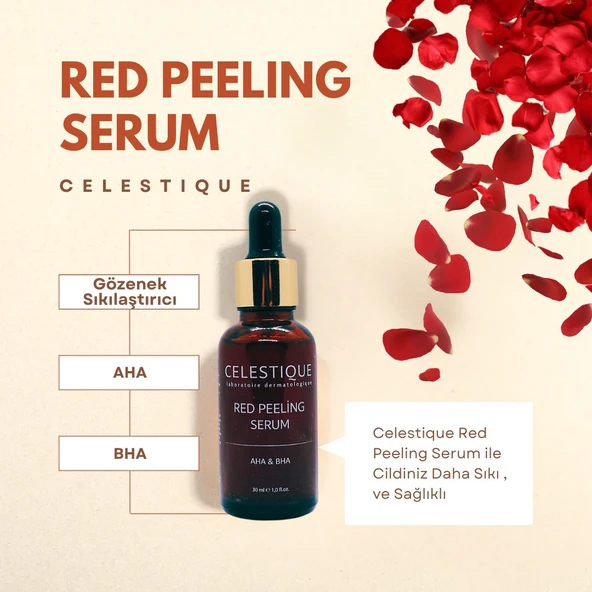 CELESTIQUE RED PEELİNG SERUM (AHA BHA) - Resim 2