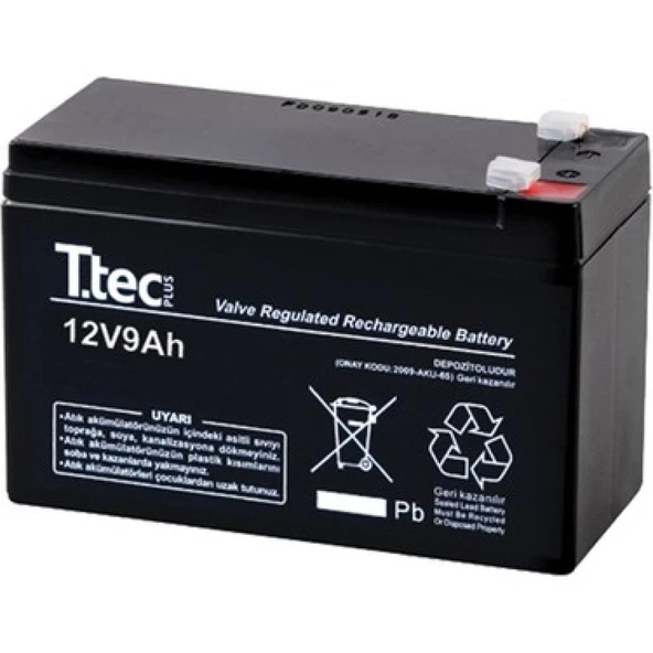 12V 9 AH Kuru Bakımsız Akü ürün görseli 1