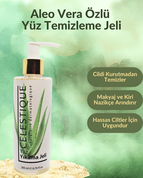 CELESTIQUE Yüz Yıkama Jeli 200ML - Resim 4