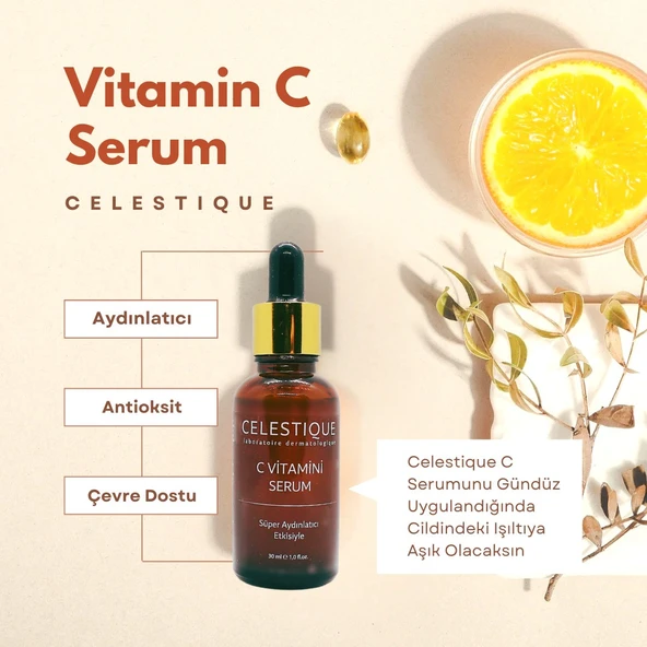 C VİTAMİNİ, COLLAGEN VE LEKE SERUM SETİ - Resim 2