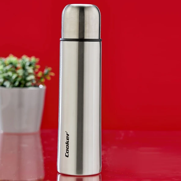 0.5LT KROM TERMOS PASLANMAZ ÇELİK - SIZDIRMAZ KAPAK = BARDAK (5433) ürün görseli 1