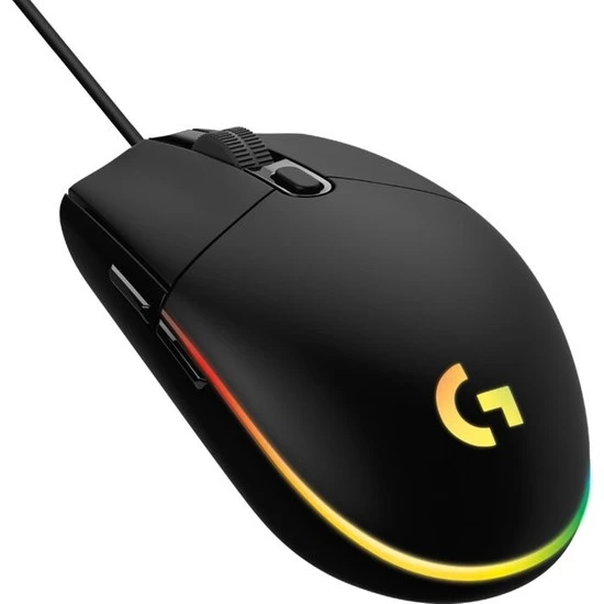 910-005823 G102 Lightsync Black 8000Dpi 6 Tuş Optik Rgb Siyah Kablolu Gaming (Oyuncu) Mouse ürün görseli 1