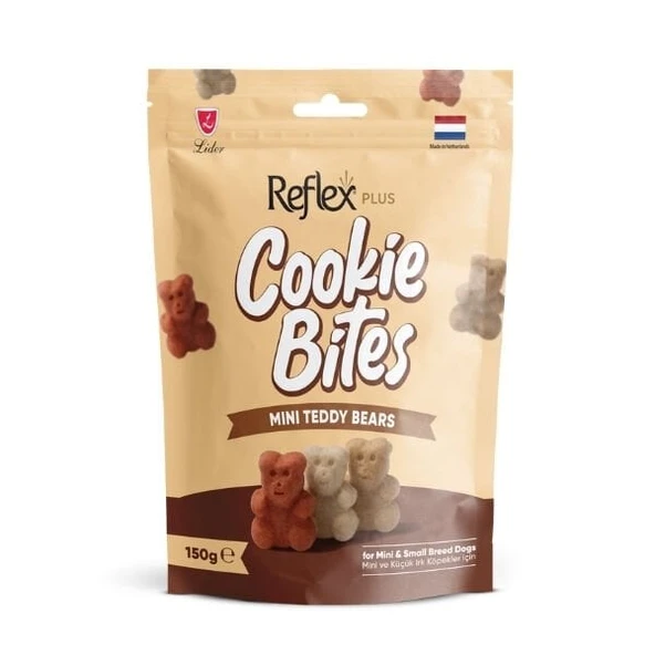 Reflex Plus Mini Teddy Bears Küçük Irk Yetişkin Köpek Ödül Maması 150 Gr 1 Adet ürün görseli 1