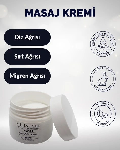 CELESTIQUE Ağrı ve Masaj Krem - Resim 4