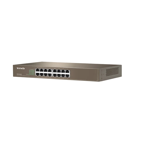 Tef1016D 16 Port 10-100 Mbps Switch Çelik Kasa Rack Mount - Resim 2