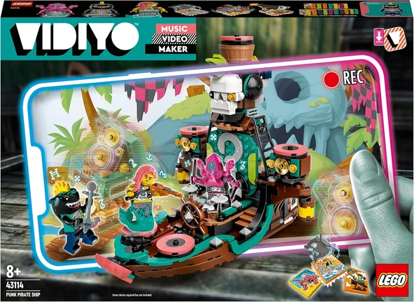 LEGO 43114 VIDIYO Punk Pirate Ship - Resim 2