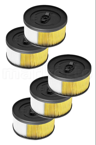 5 Adet Karcher Uyumlu WD6 PSV Nano Silindir Filtresi ürün görseli 1