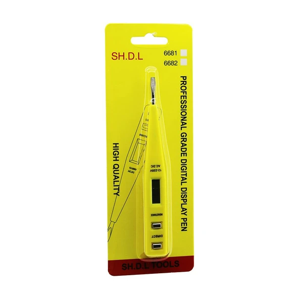Dijital Ekranlı Kontrol Kalemi 12V-220V AC/DC - GO53/03189 ürün görseli 1