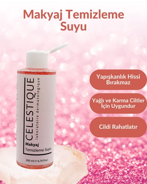 CELESTIQUE Micellar Makyaj Temizleme Suyu 200ML - Resim 2