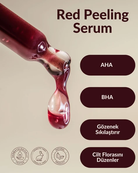CELESTIQUE RED PEELİNG SERUM (AHA BHA) - Resim 4